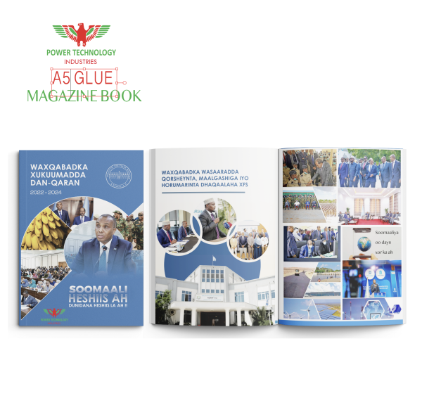 A5 GLUE MAGAZINE BOOK